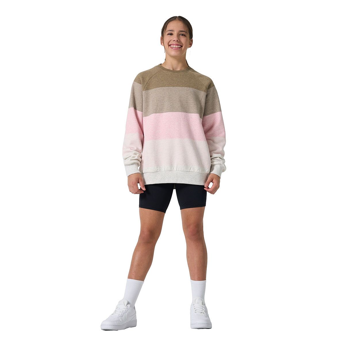 Ell/Voo Junior Sachi Fleece Crew Sweatshirt