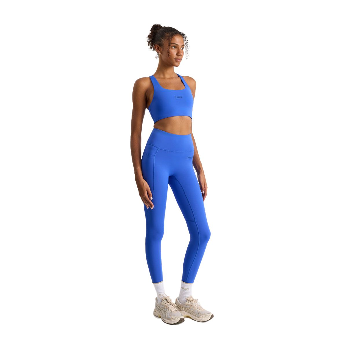 Upstate Womens Racer Back Crop Sports Bra