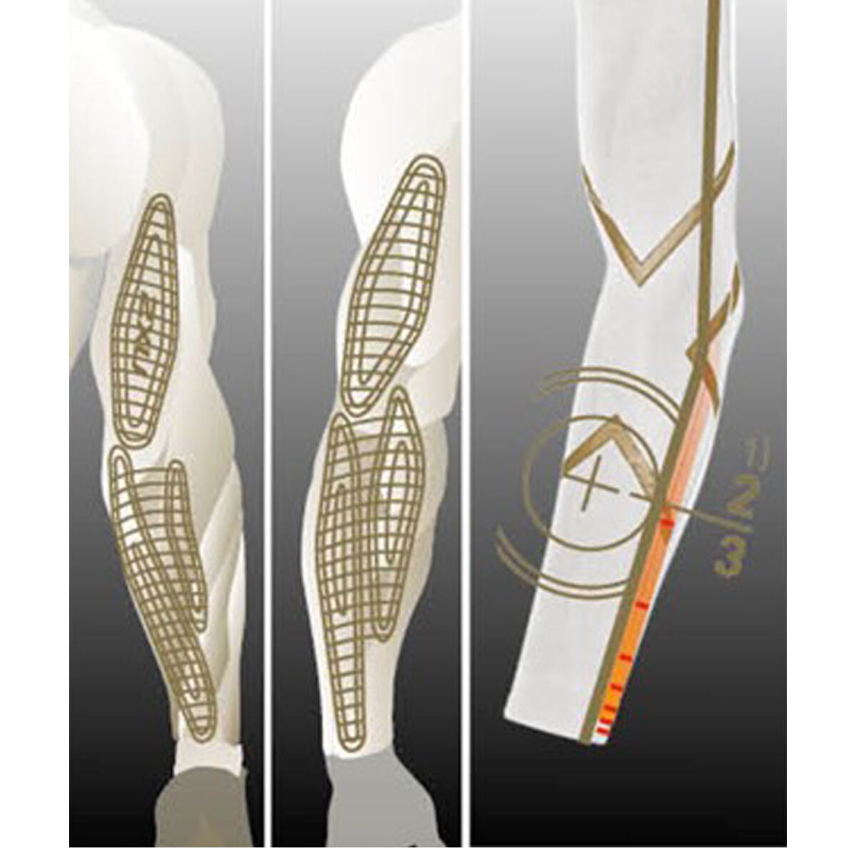2XU Mens Compression Arm Guards