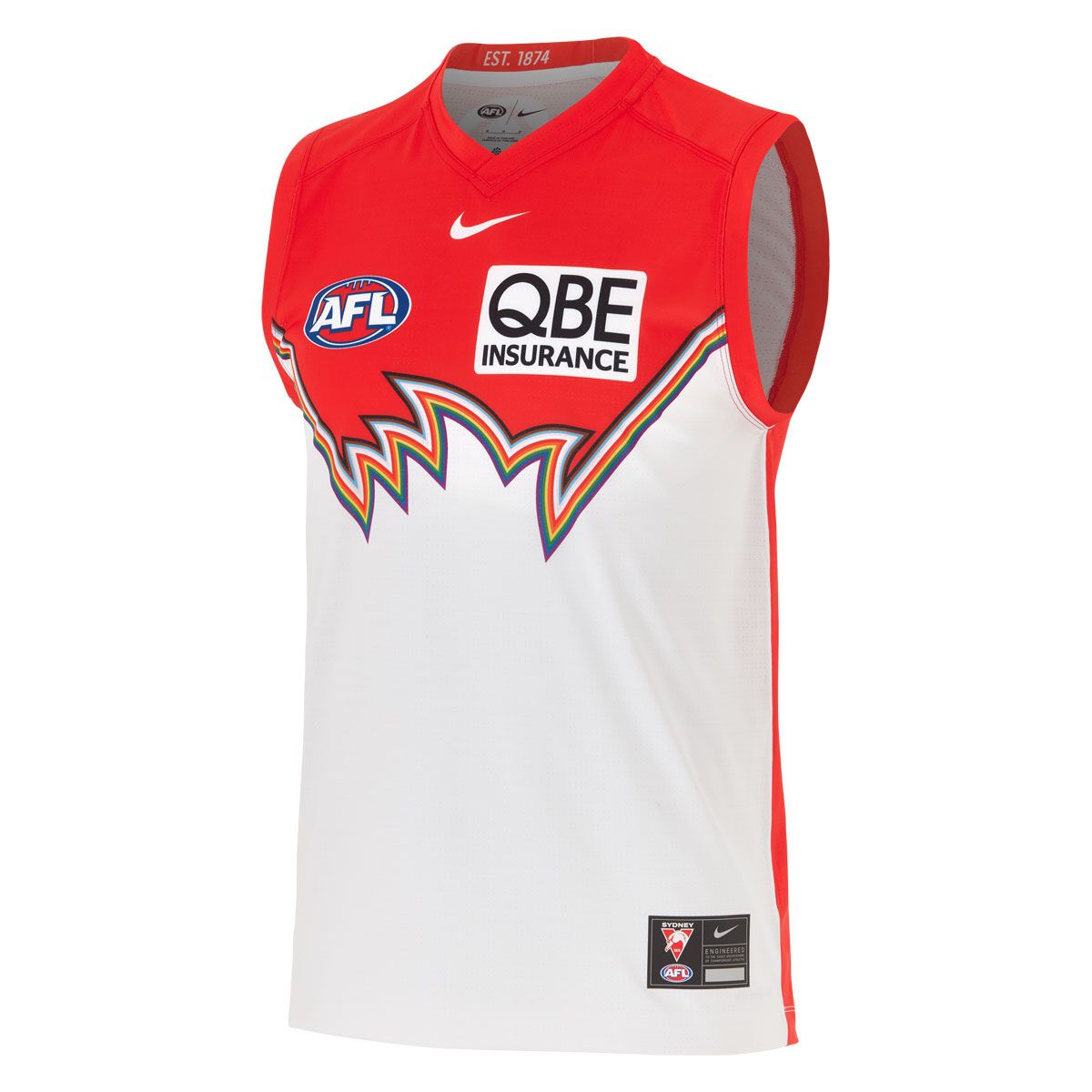 Nike Sydney Swans 2025 Pride Guernsey