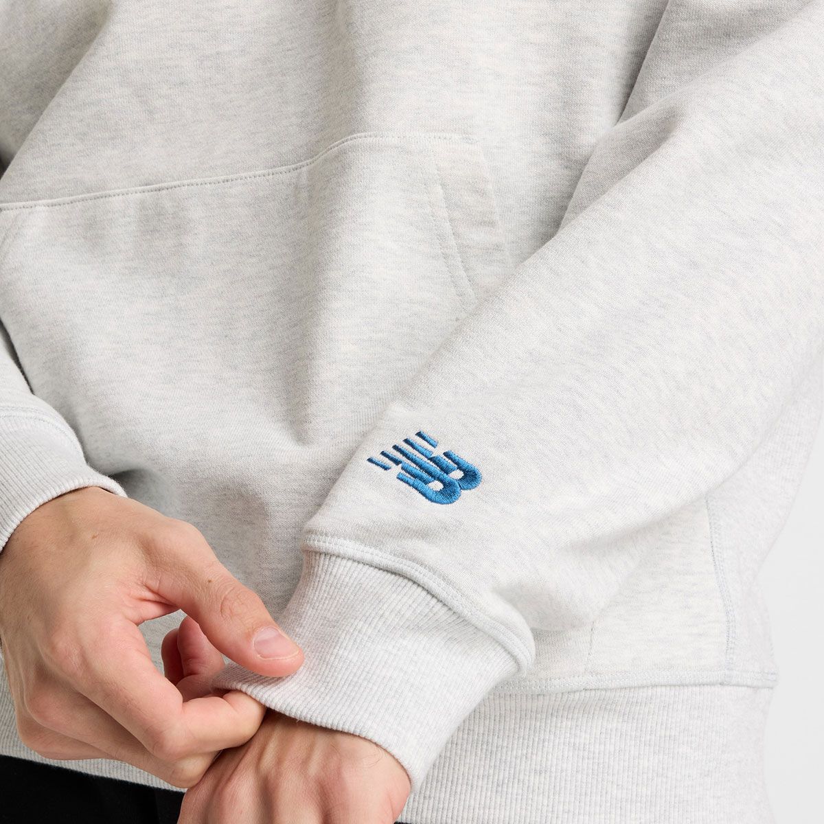 New Balance Mens Athletics Relaxed League Pullover Hoodie