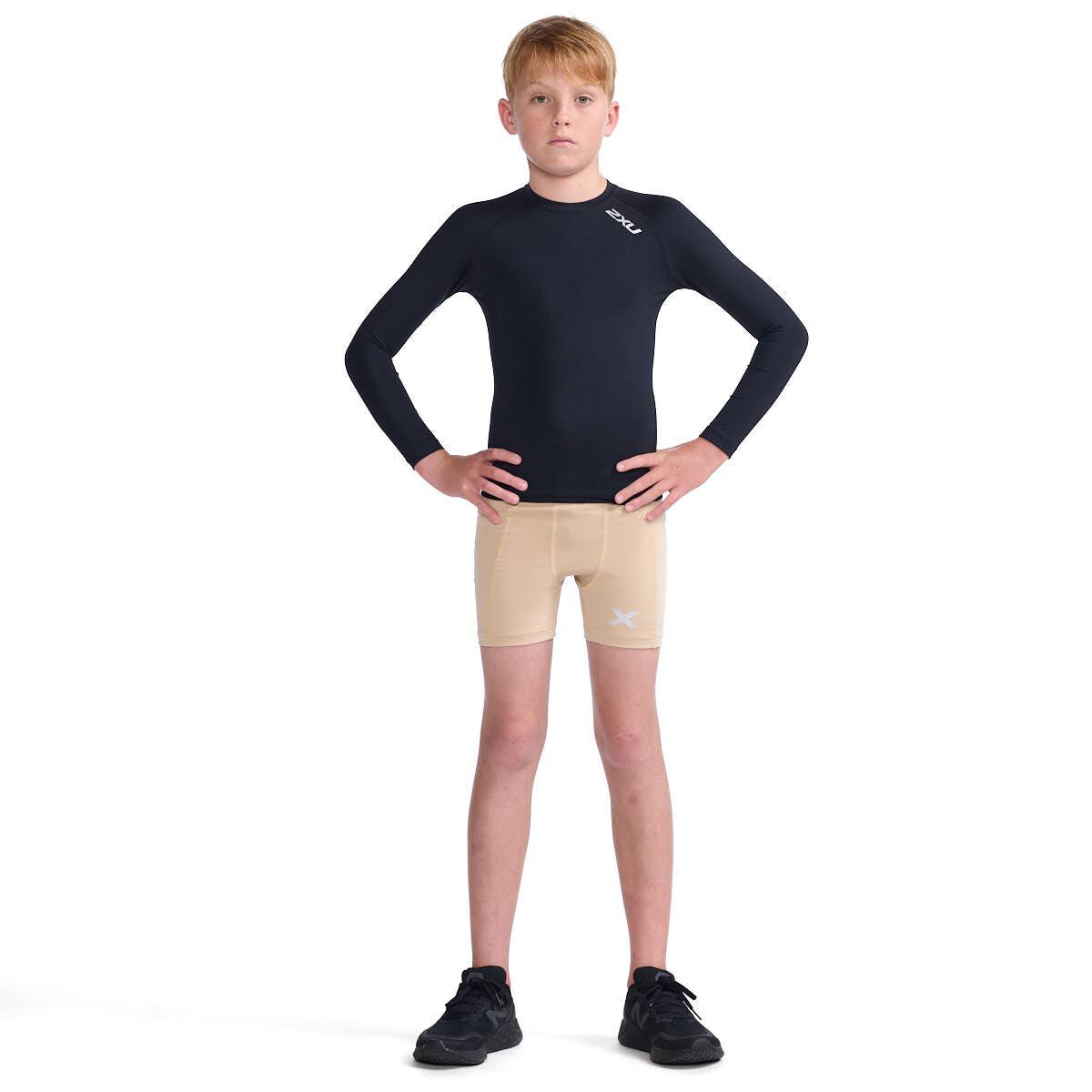 2XU Boys Compression Half Short