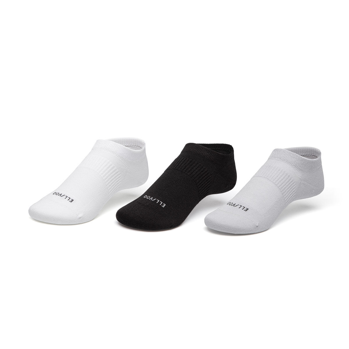 Ell/Voo Womens Invisible Socks 3 Pack