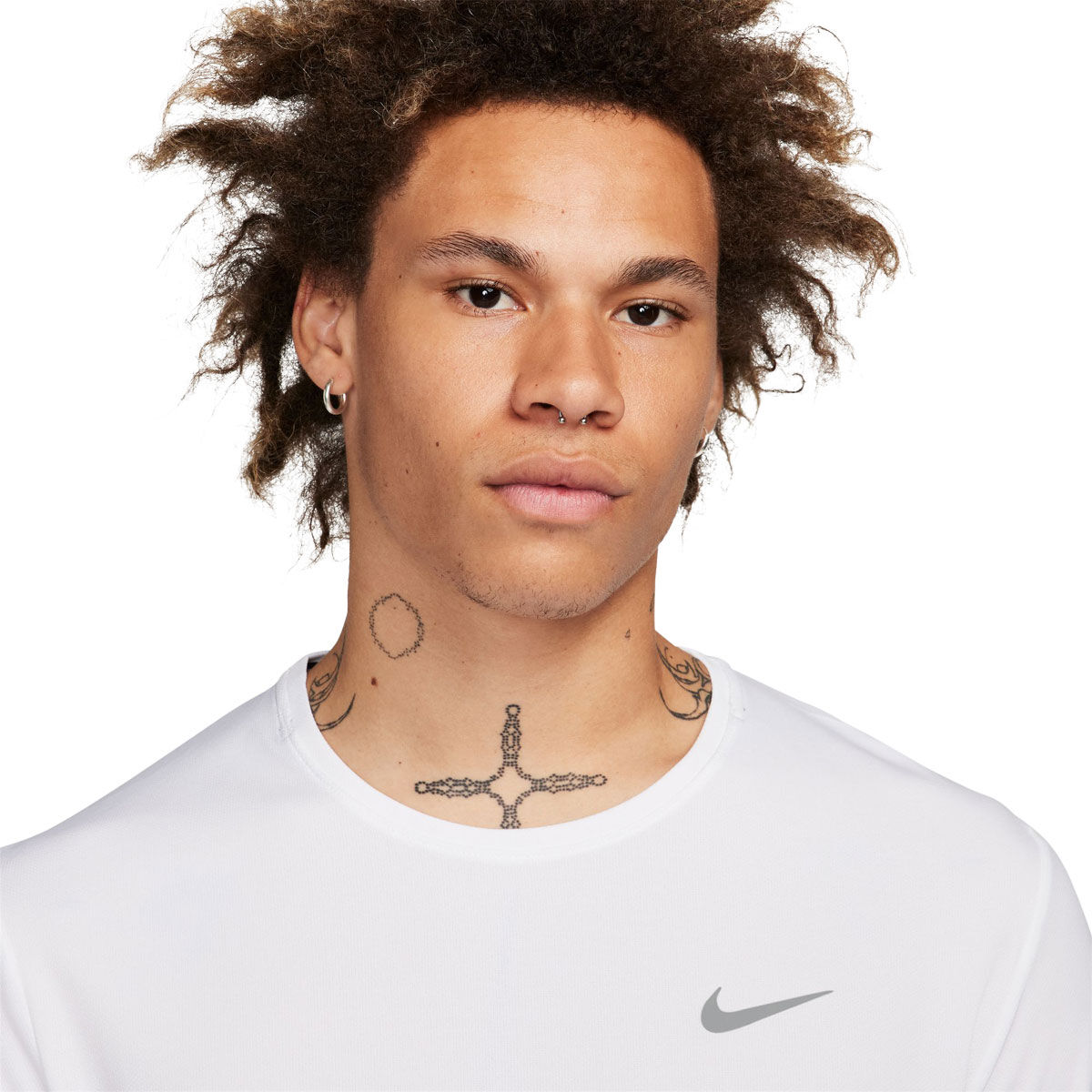 Nike Mens Miler Dri-FIT UV Long Sleeve Running Top