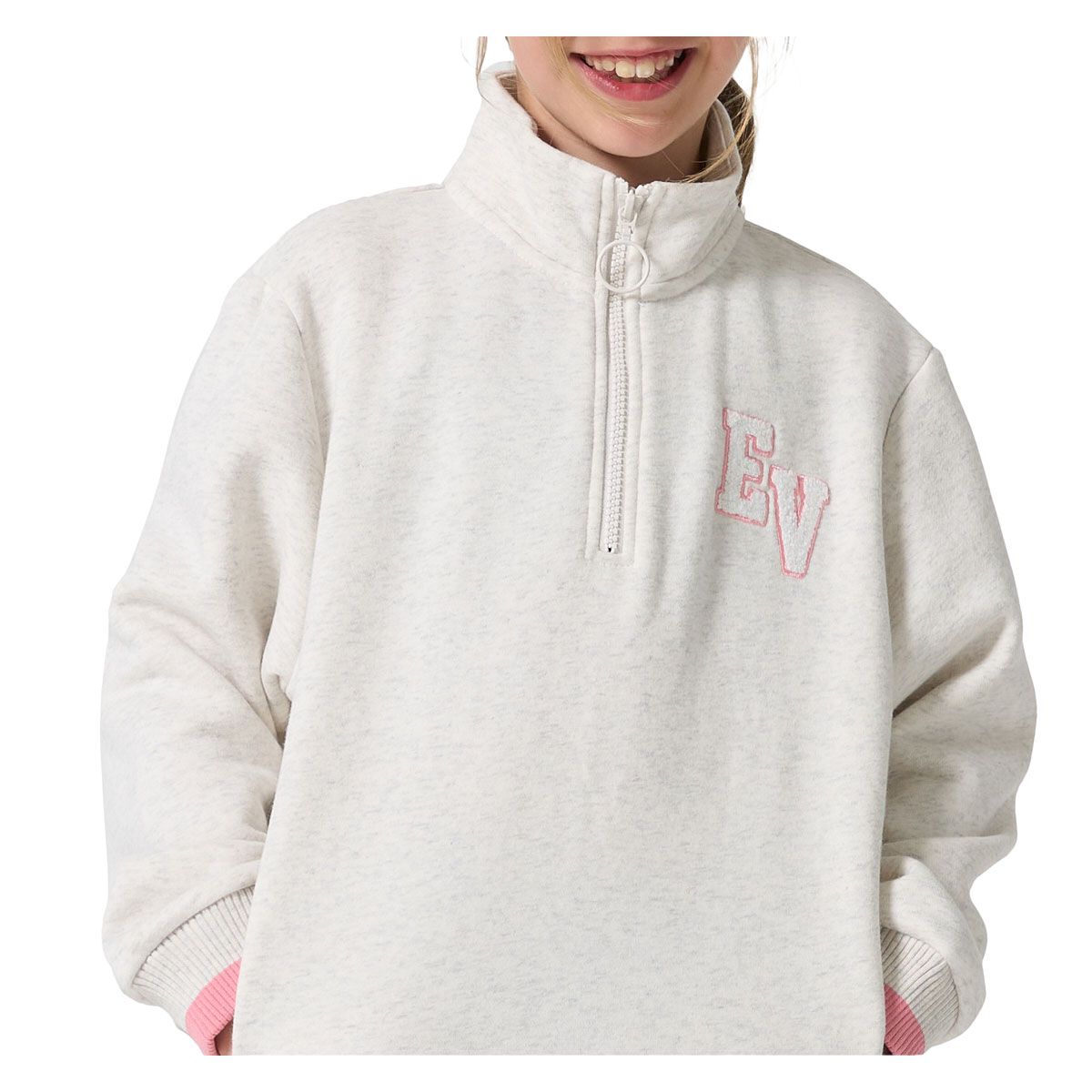 Ell/Voo Junior Freja Fleece Quarter Zip Pullover