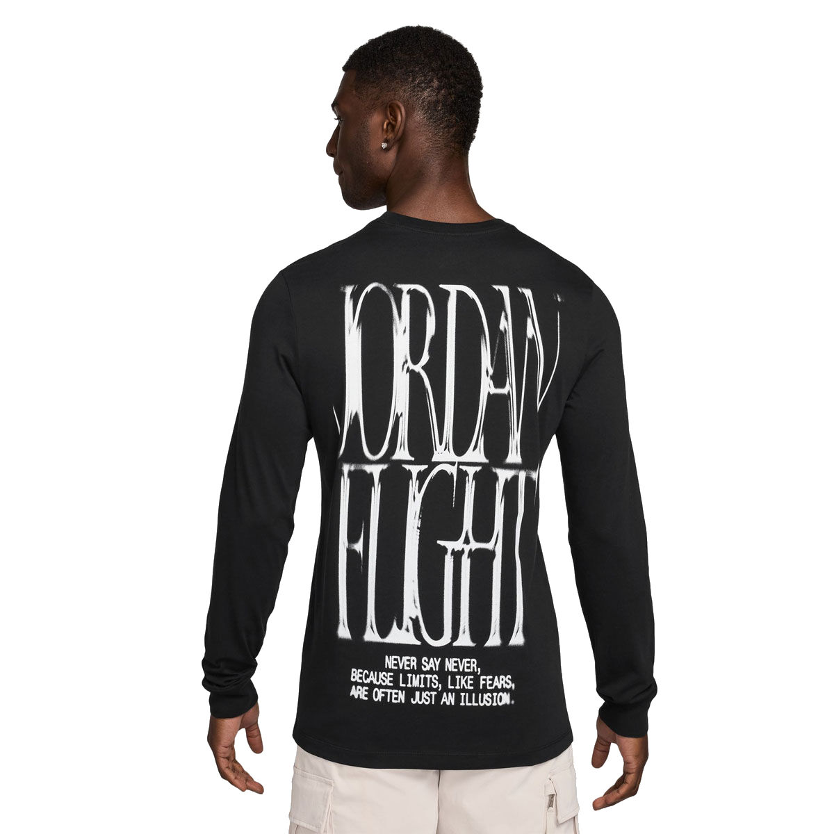 Jordan Mens Never Long Sleeve Tee