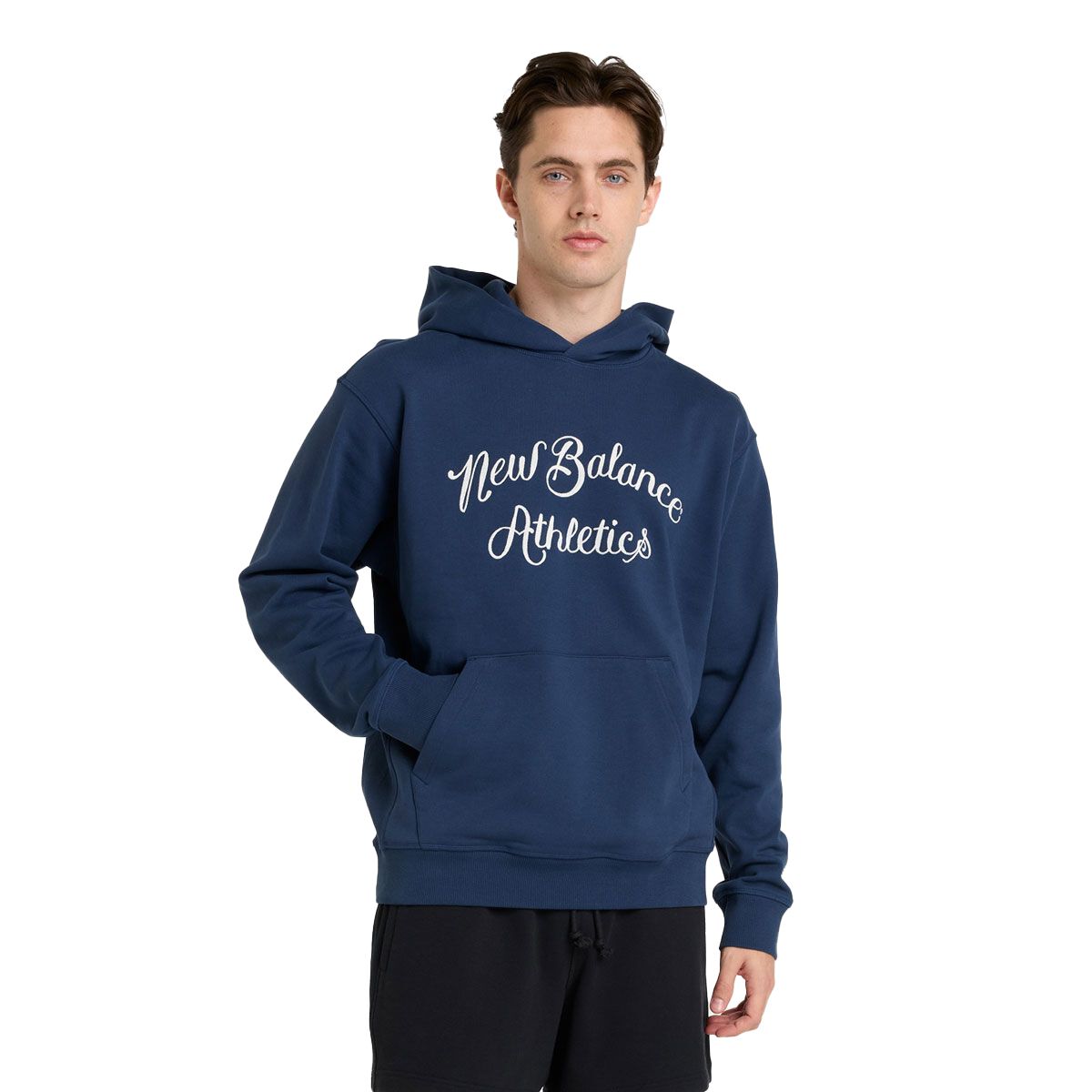 New Balance Mens Athletics Relaxed League Pullover Hoodie
