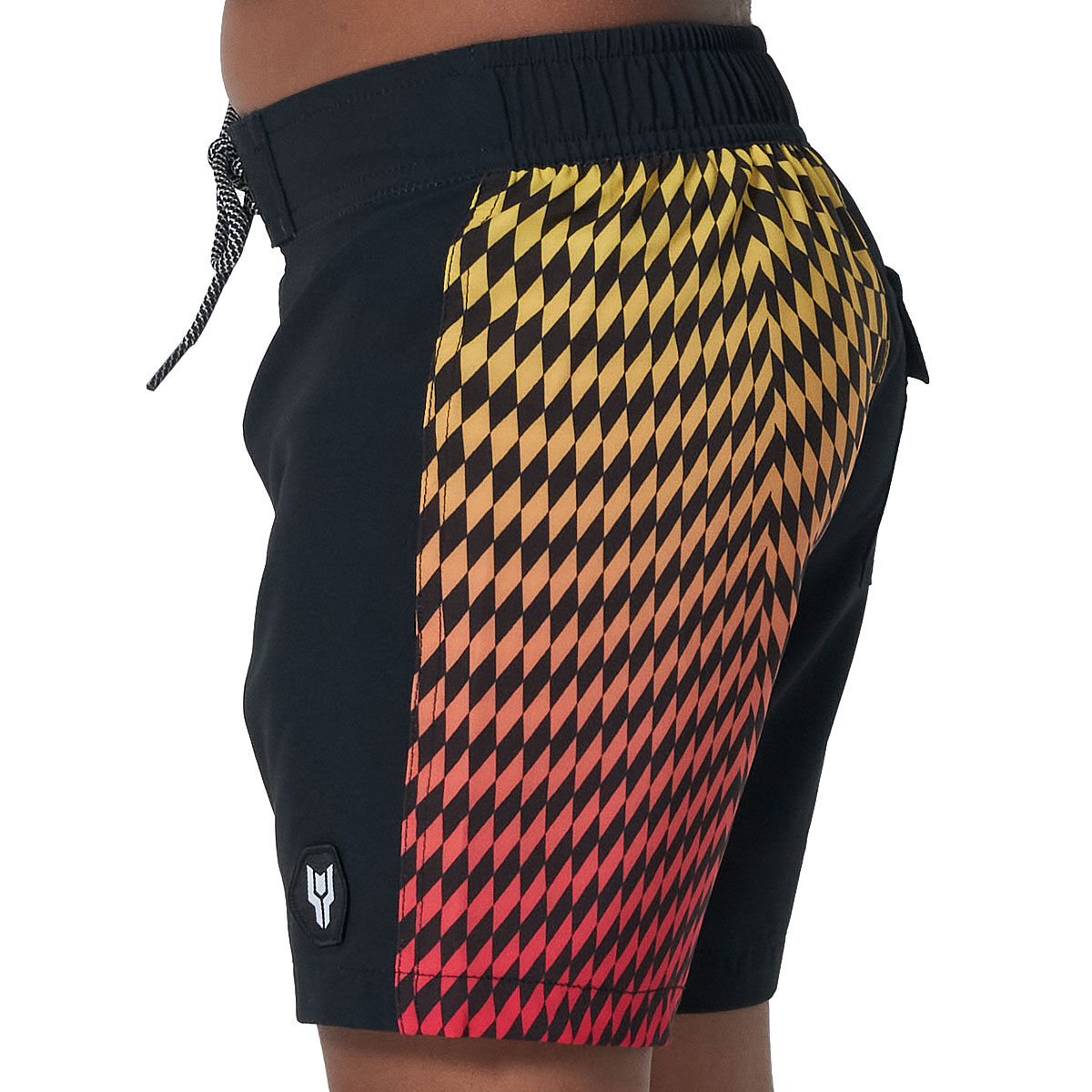 Tahwalhi Little Boys Fluro Check Board Shorts
