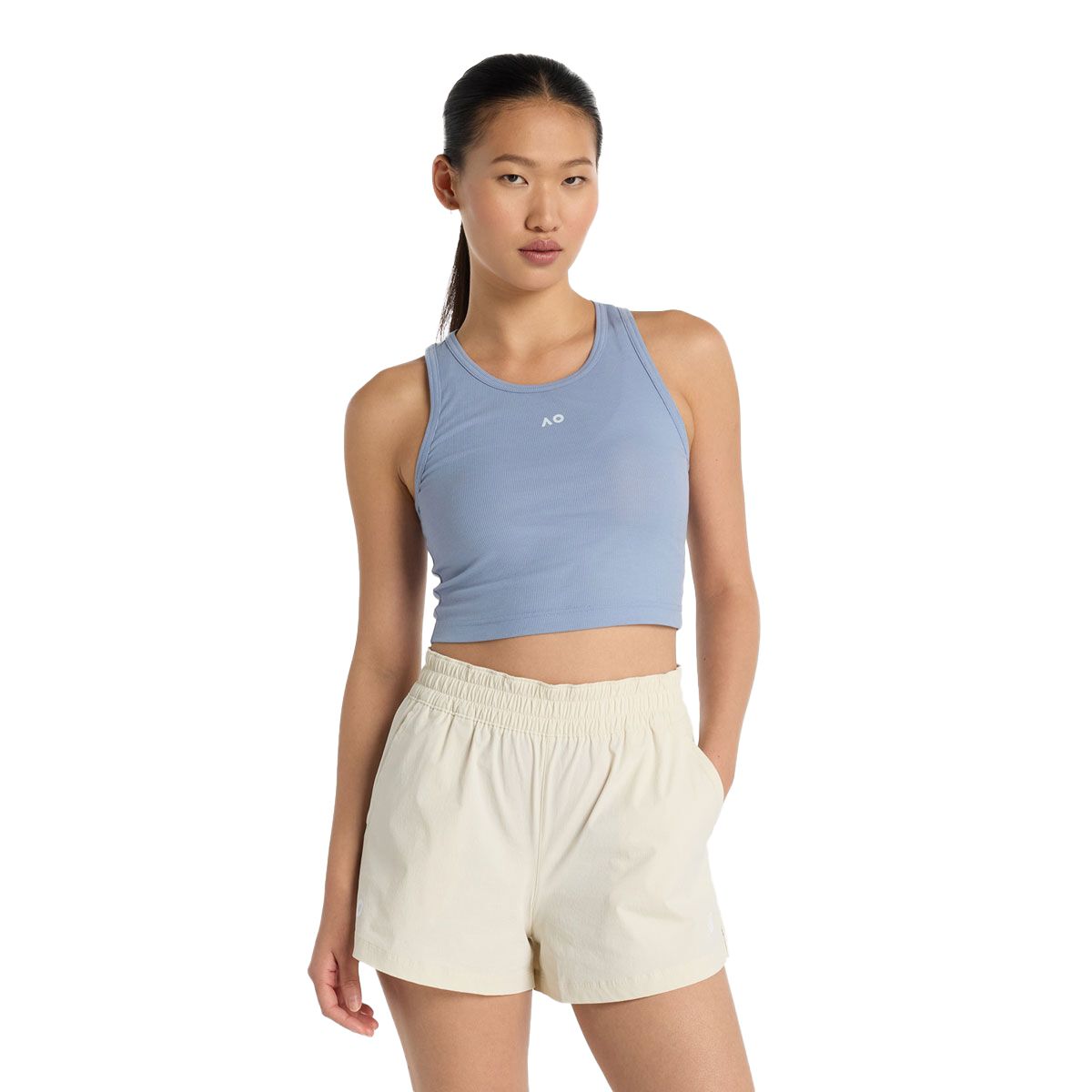 New Balance Womens Australian Open Micro Rib Tank