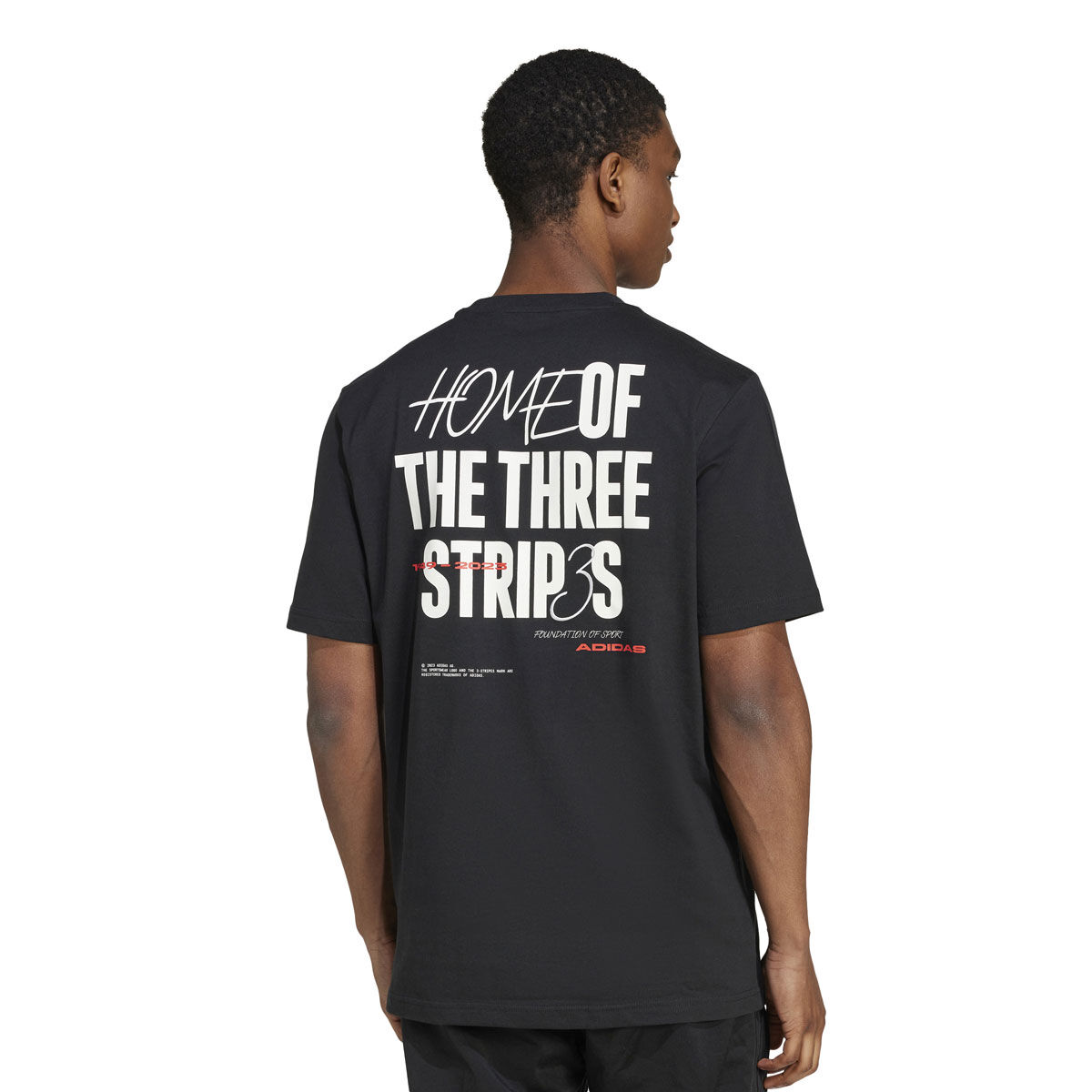 adidas Mens Brand Love Signature Graphic Tee
