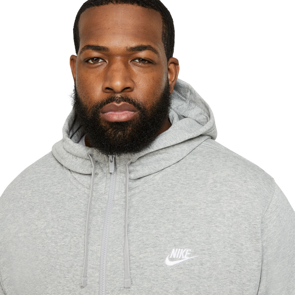 Nike Mens Sportswear Club Fleece Full Zip Hoodie