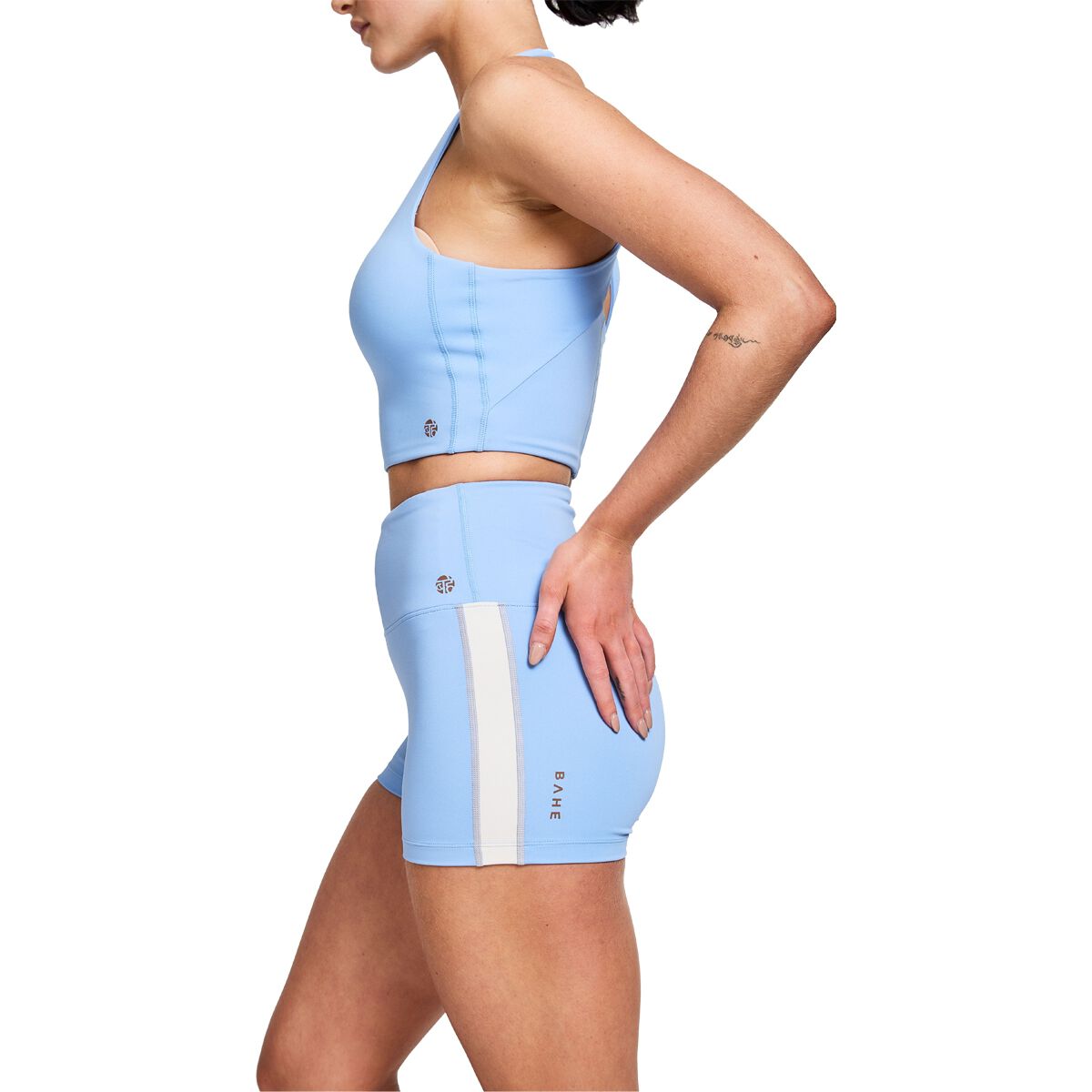 Bahe Womens Attune Cross Back Top