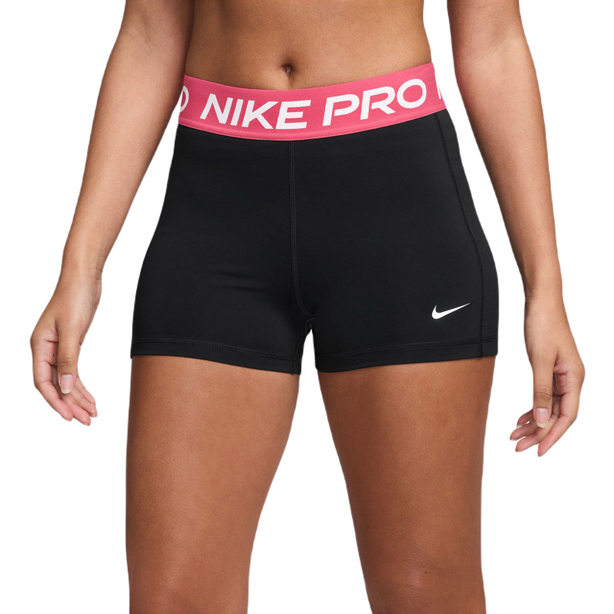 Nike Pro Womens 365 Dri-FIT Mid Rise Leak Protection Period 3 Inch Short Tights