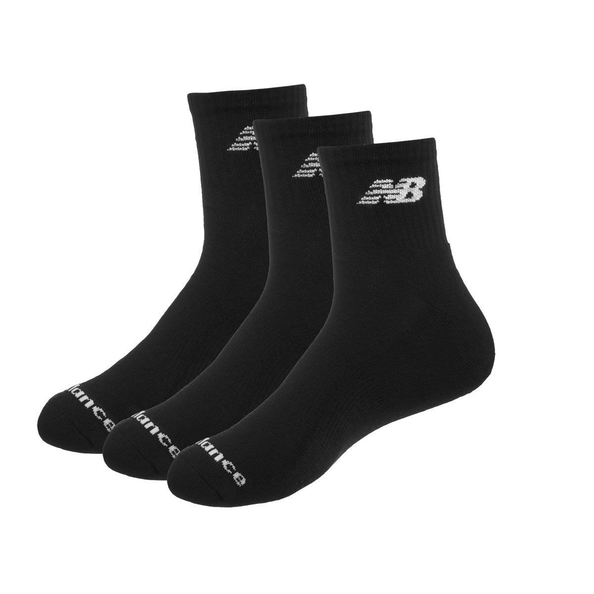 New Balance Quarter Crew Socks 3pk