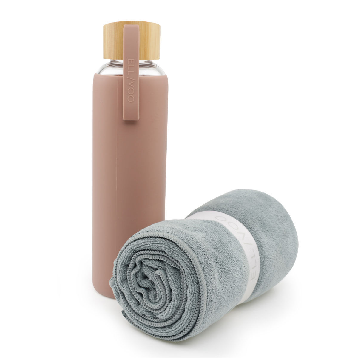 Ell/Voo Microfibre Towel and Bottle Set