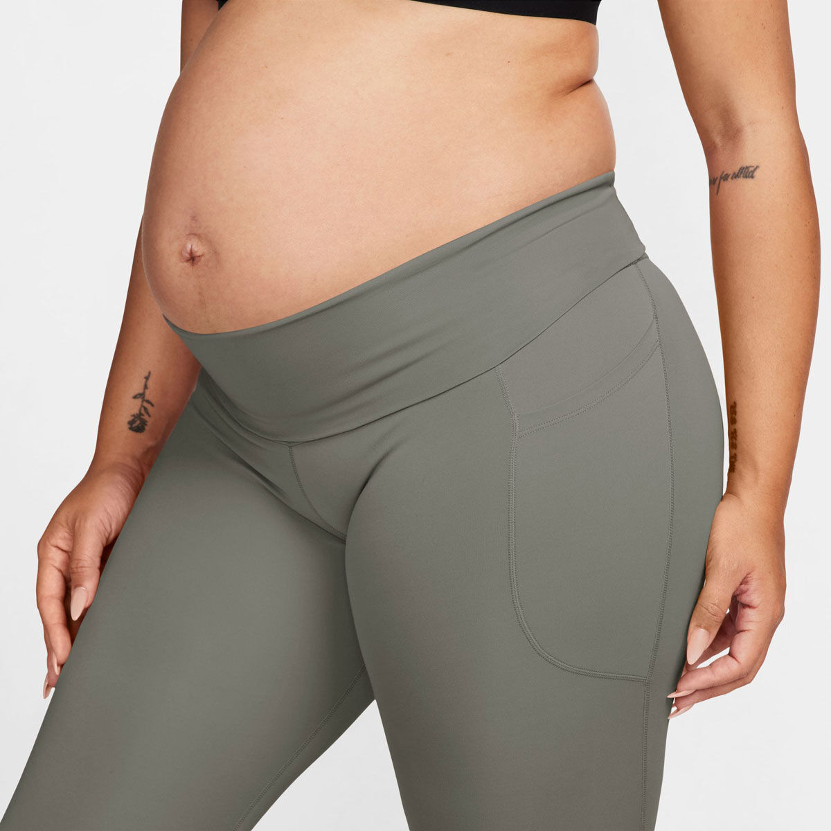 Nike Womens Maternity One Dri-FIT High Rise 7/8 Pocket Tights