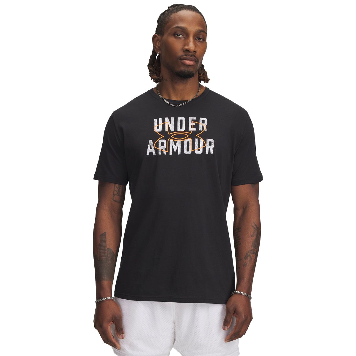 Under Armour Mens Wordmark Logo Tee