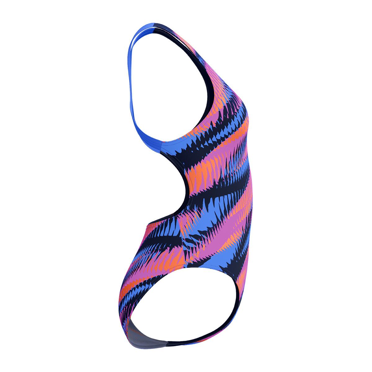 Speedo Womens Allover Digital Powerback One Piece Swimsuit