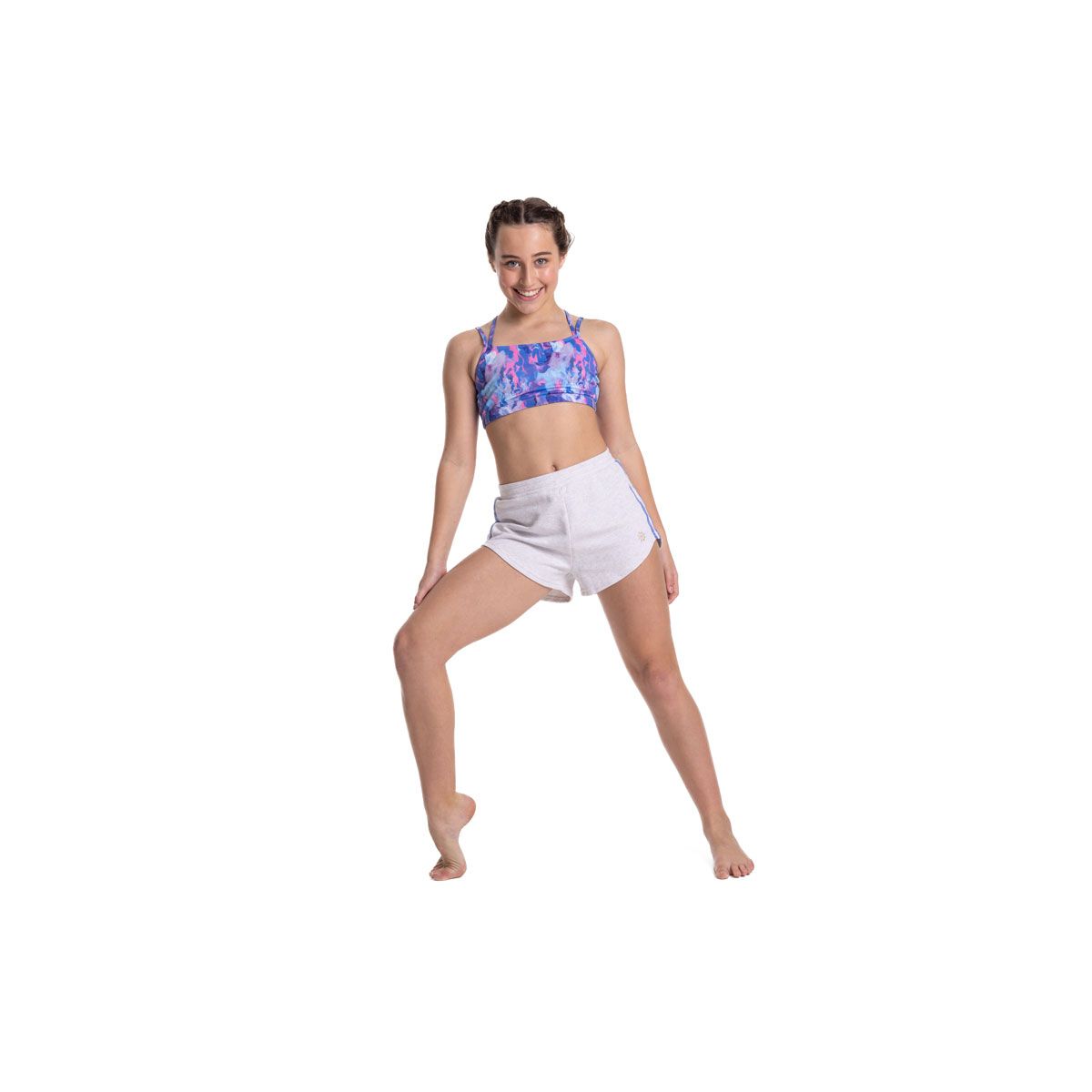 Flo Active Junior Farrah Side Stripe Shorts