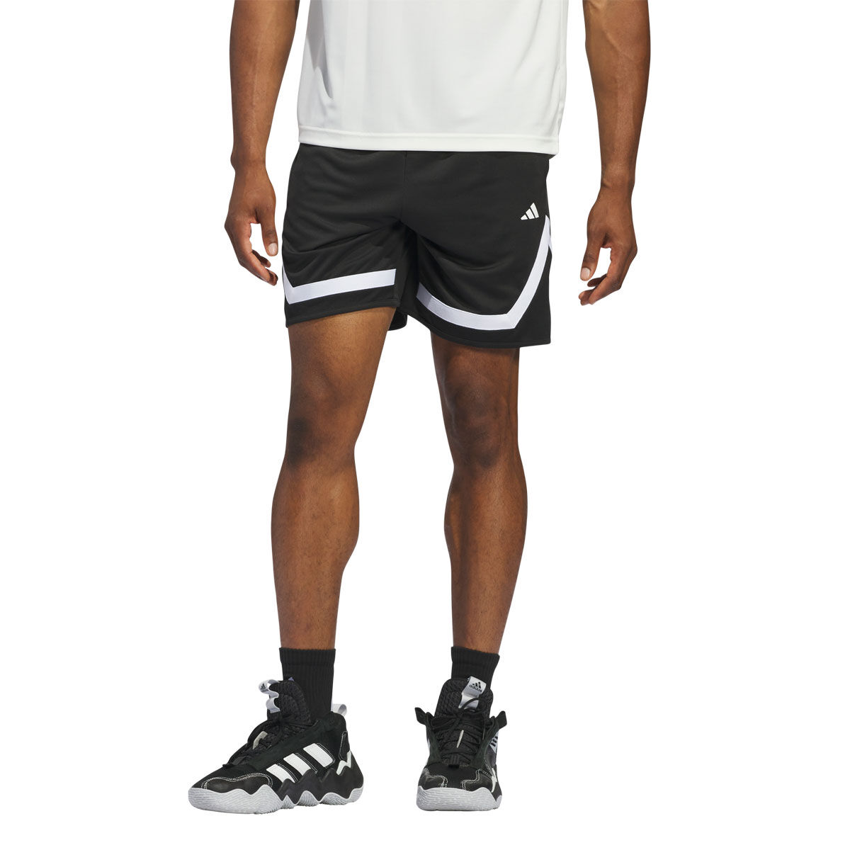 adidas Mens Pro Block Basketball Shorts