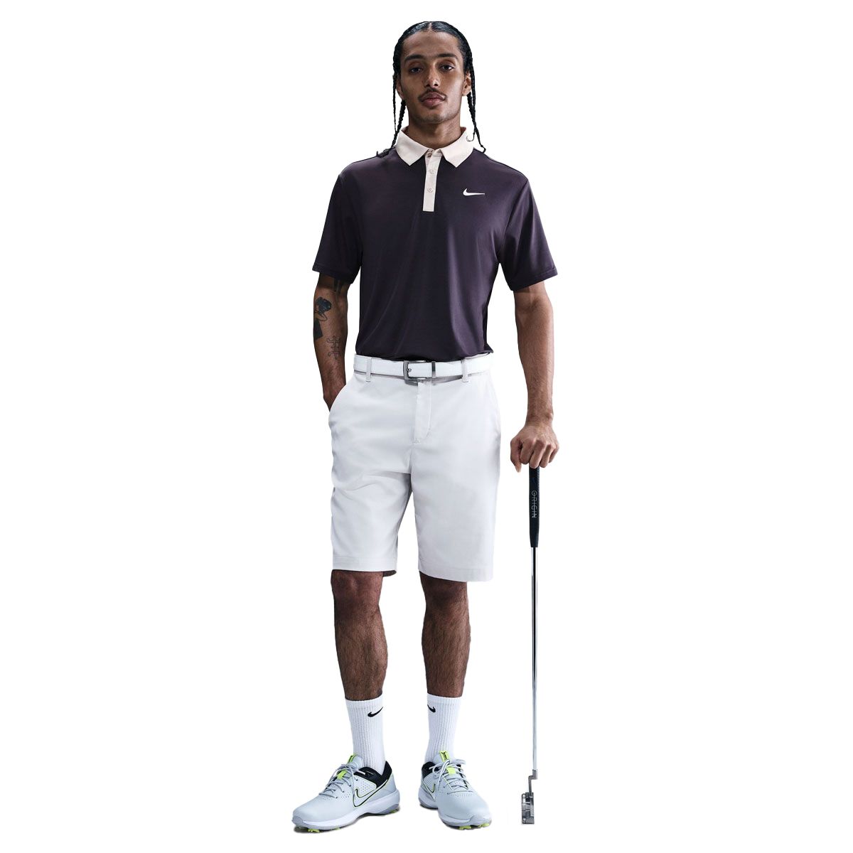 Nike Mens Tour Dri-FIT Contrast Golf Polo