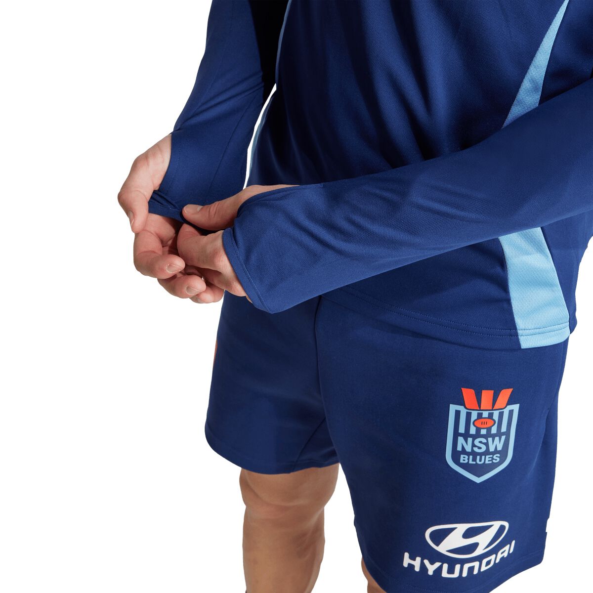 NSW Blues State of Origin 2025 Mens Quarter Zip Training Top