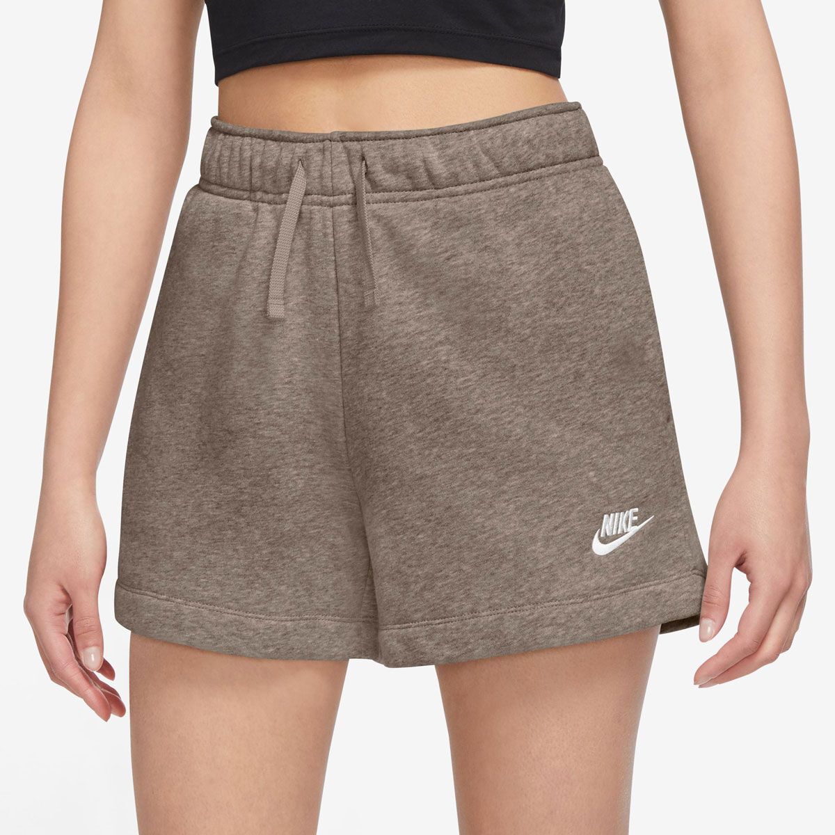 Nike Womens Sportswear Club Fleece Mid Rise Shorts