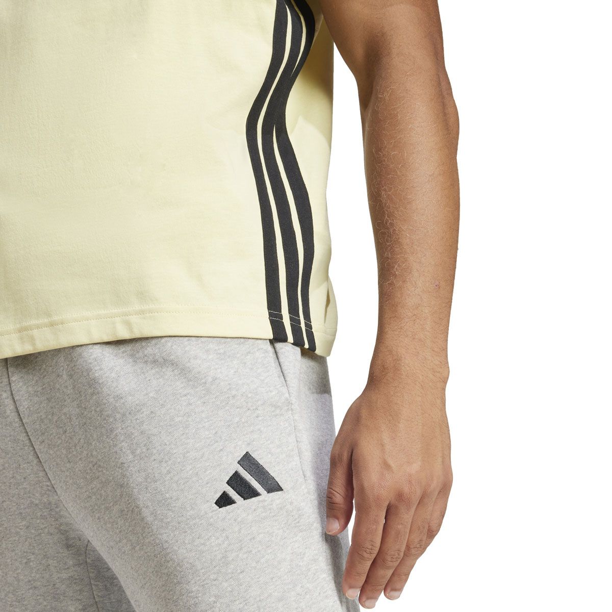 adidas Mens Essentials Feel Cozy Fleece Track Pants