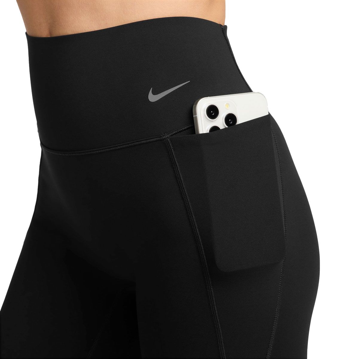 Nike Womens Universa Dri-FIT High Rise 8 Inch Short Pocket Tights