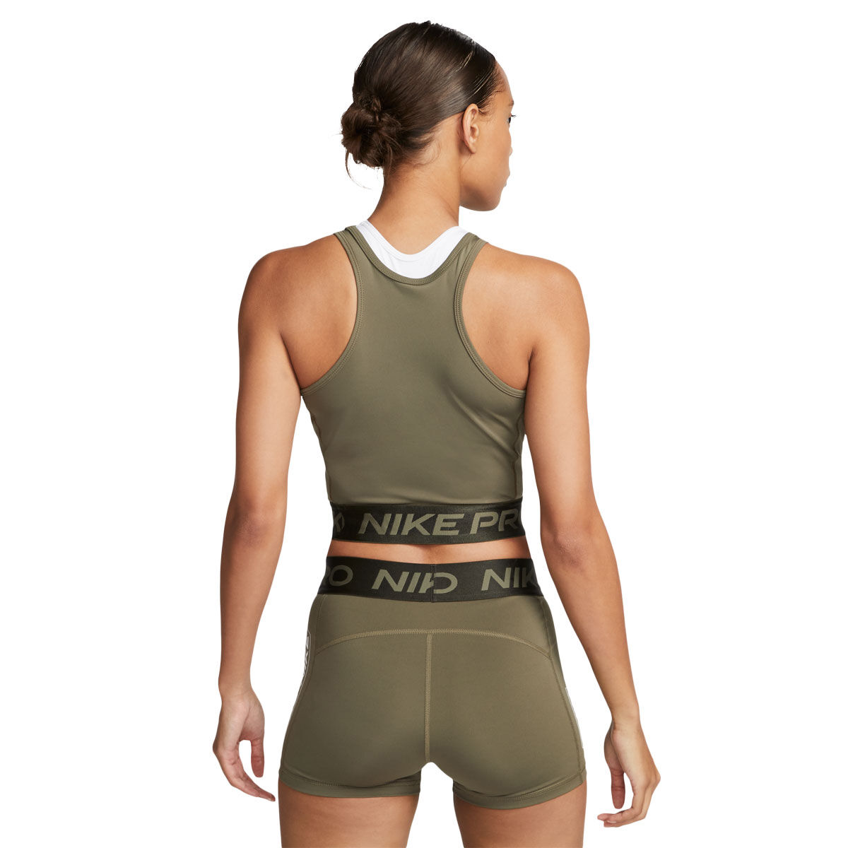 Nike Pro Womens Dri-FIT Graphic Crop Training Tank