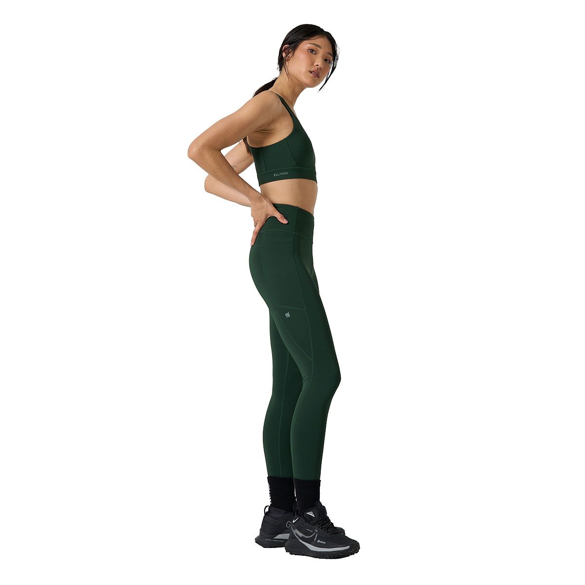 Ell/Voo Womens Kara Crop Sports Bra