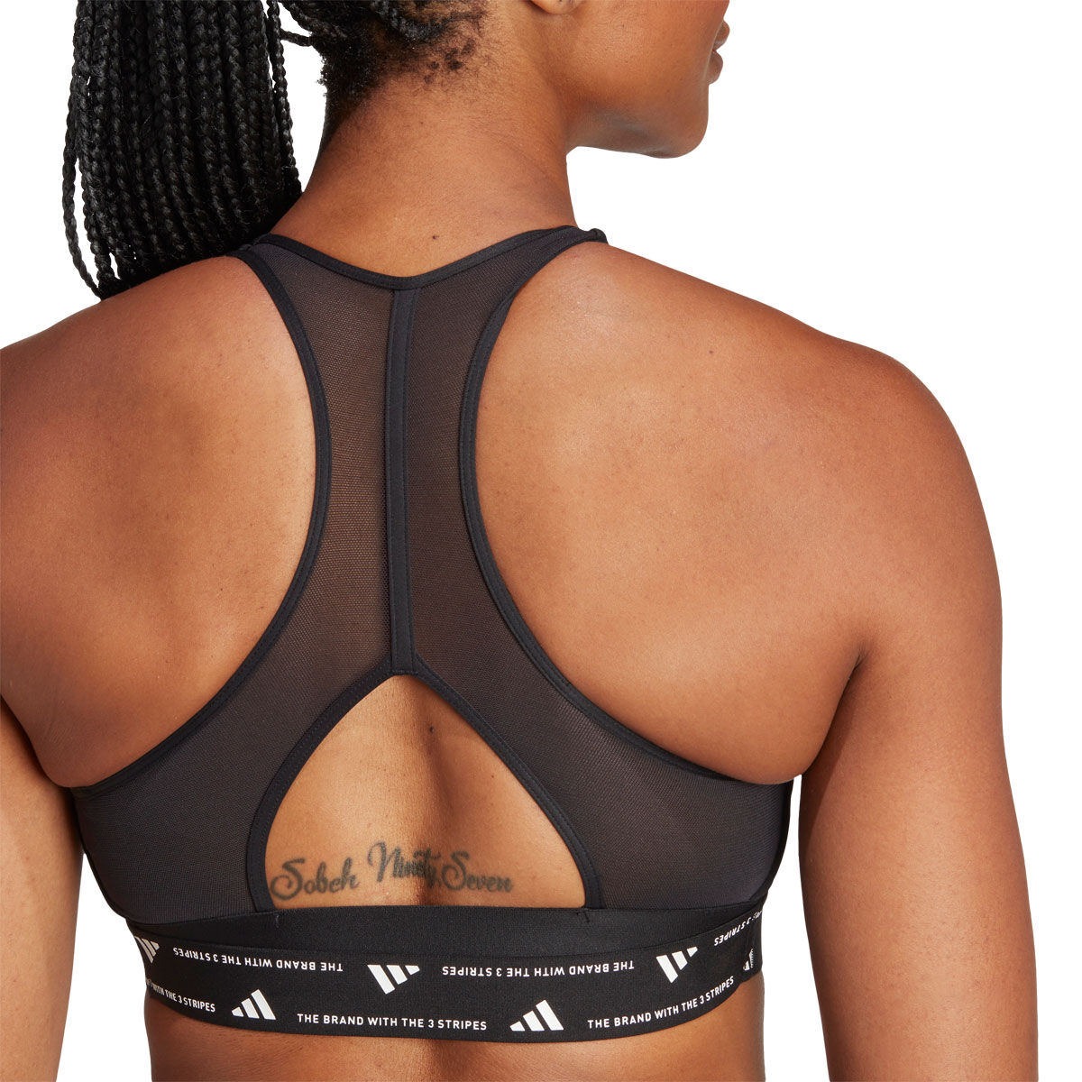 adidas Womens PowerReact Medium Support Training Sports Bra