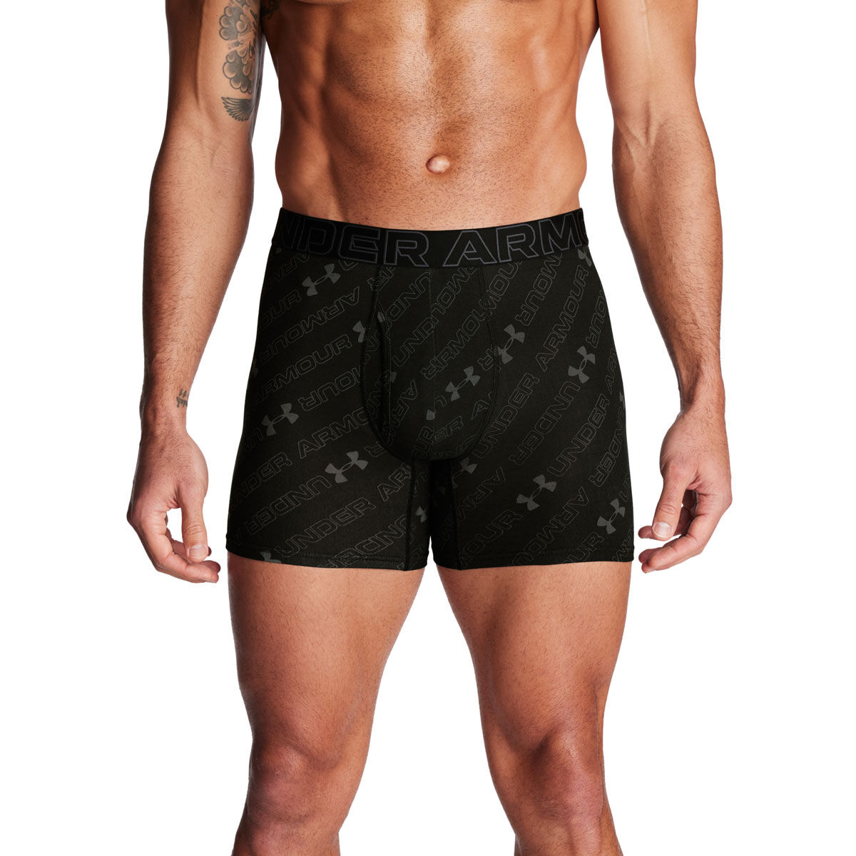 Under Armour Mens Charged Cotton 6-inch 3 Pack