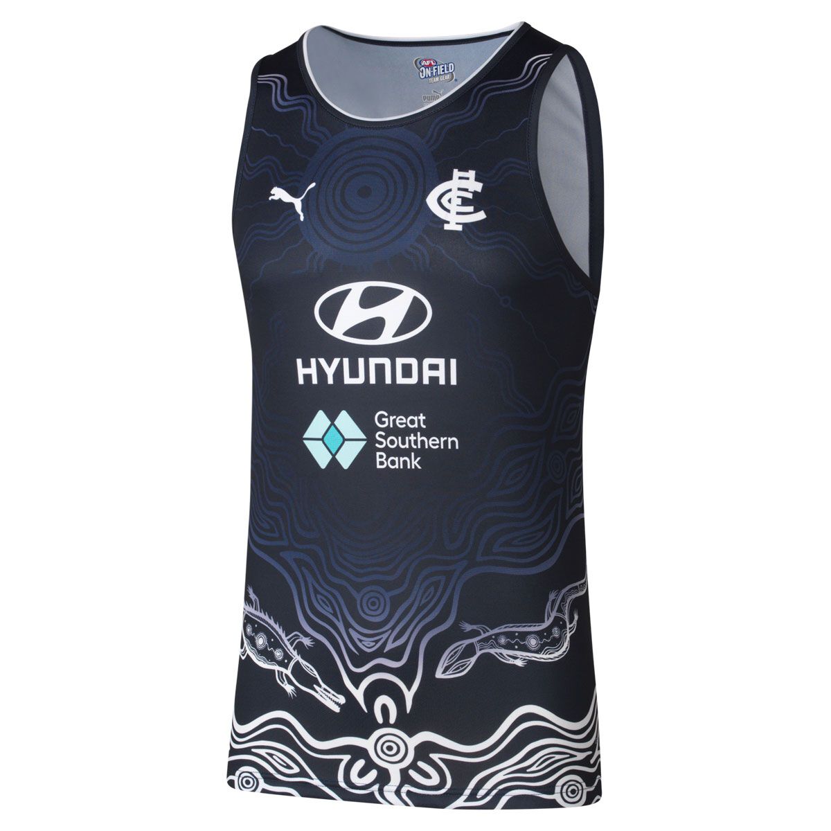 Carlton Blues Mens 2025 Training Singlet