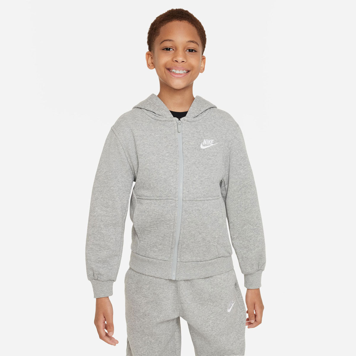 Nike Junior Sportswear Club Fleece Full Zip Hoodie