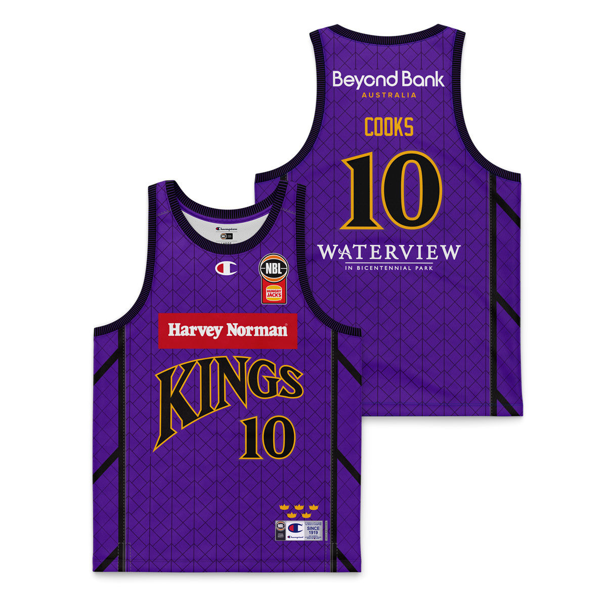 Sydney Kings Kids Xavier Cooks Home 2024 Basketball Jersey