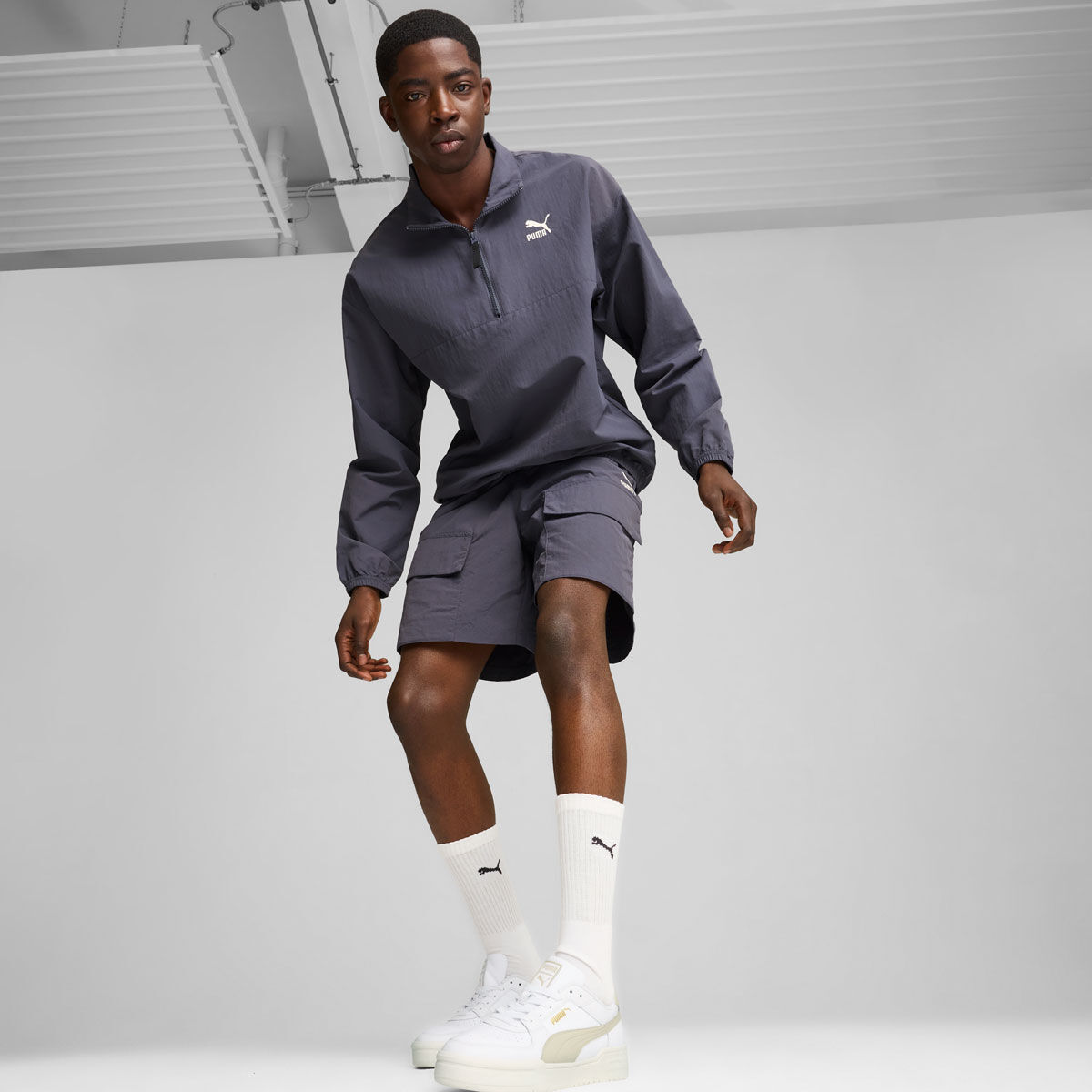 PUMA Mens Classics 7 Inch Cargo Shorts