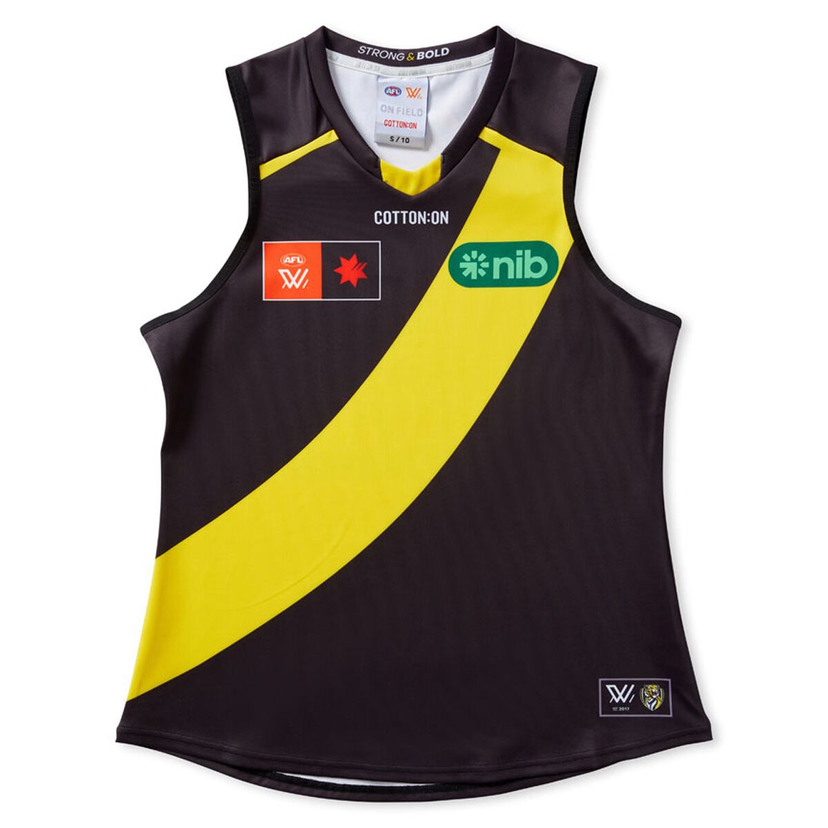 Richmond Tigers Womens AFLW Home Guernsey