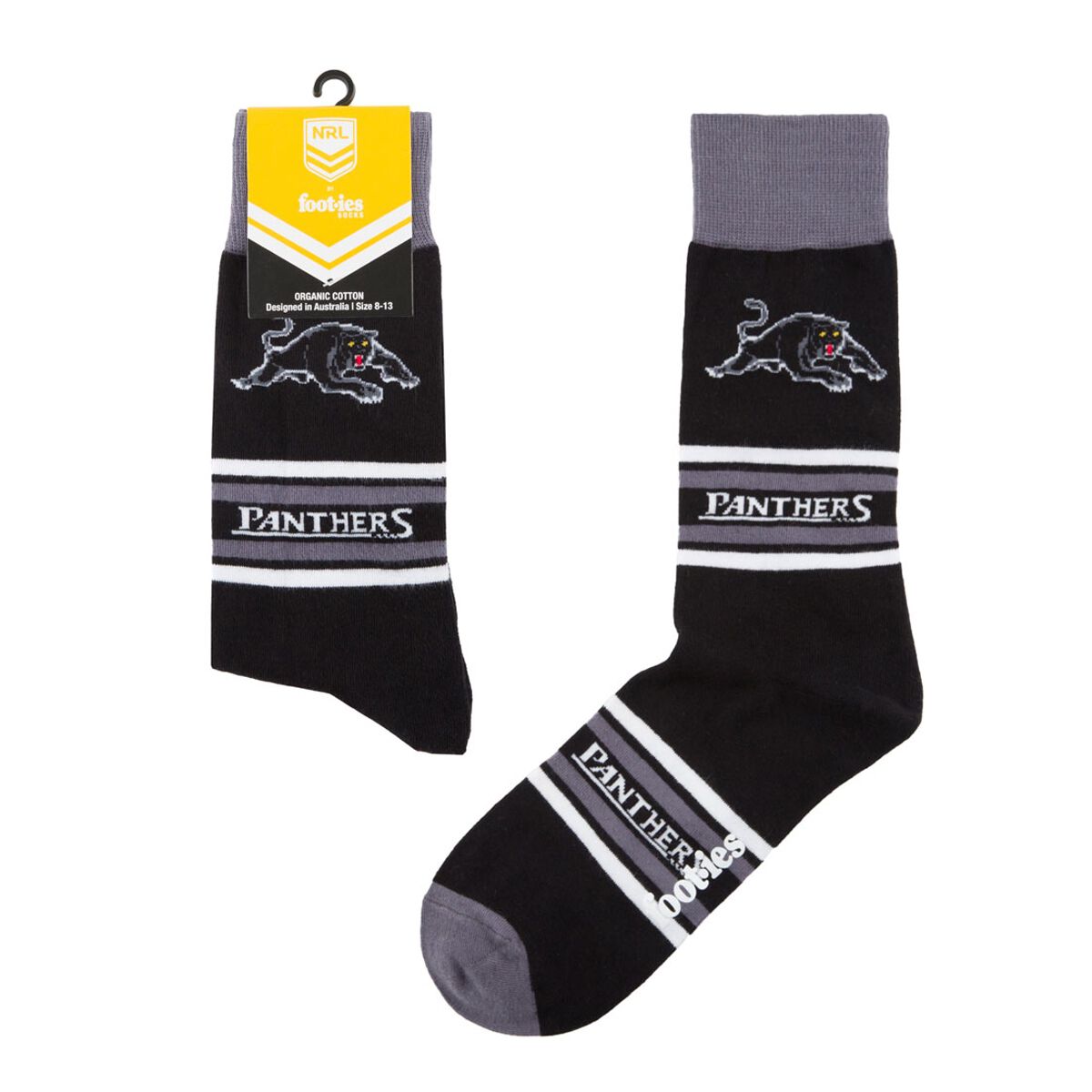 Penrith Panthers Stripe Organic Cotton Socks