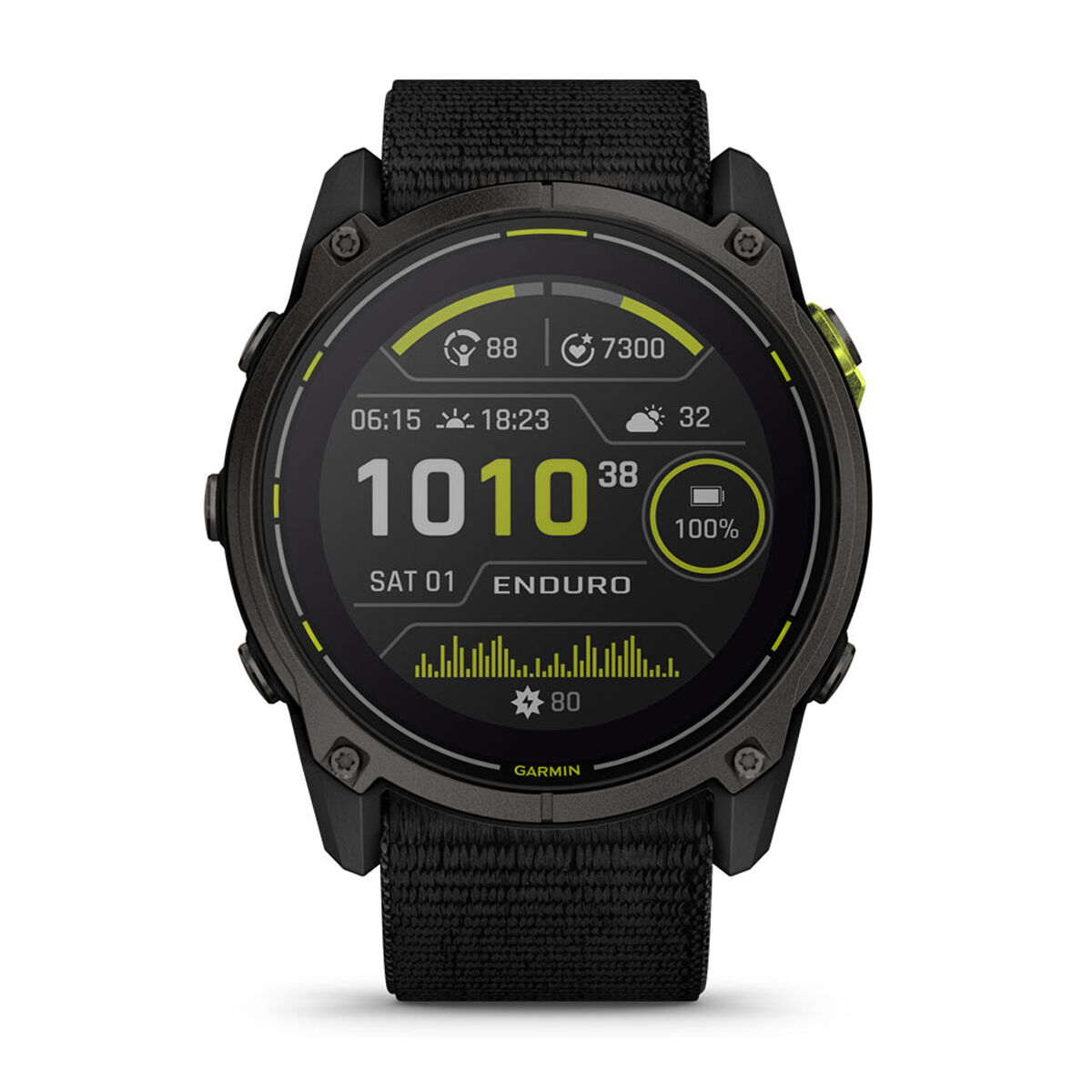 Garmin Enduro 3 DLC Titanium Watch - Carbon Gray
