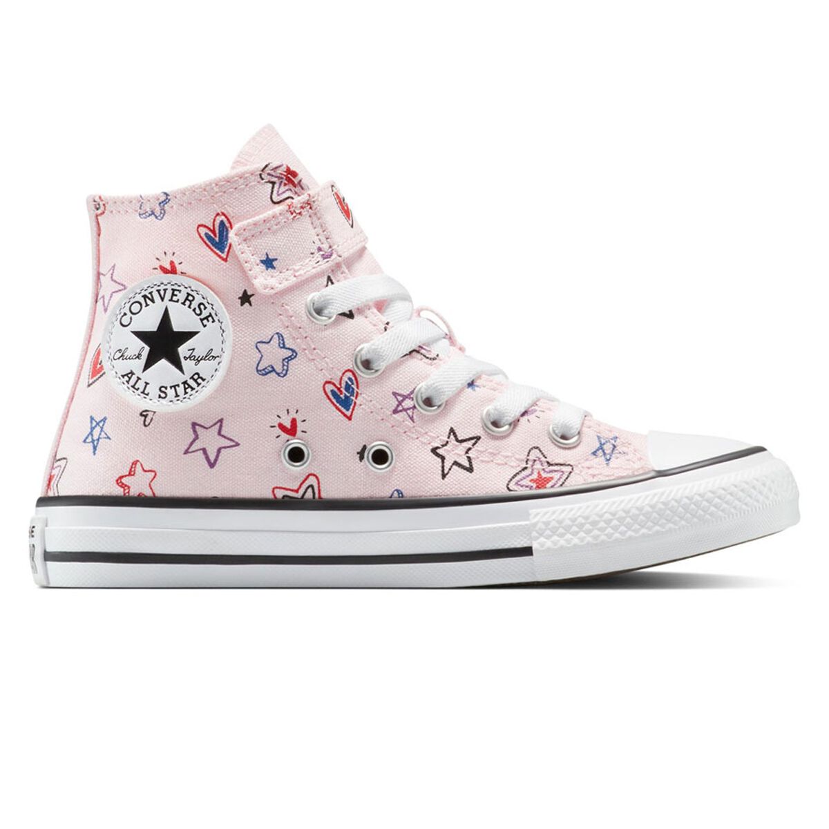 Converse Chuck Taylor All Star Easy On Doodles PS Kids Casual Shoes