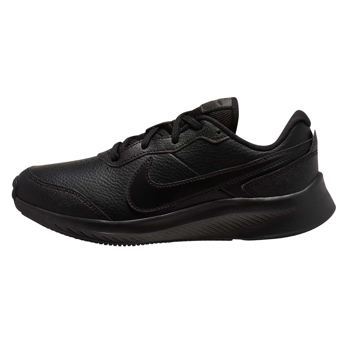 Nike Varsity Leather Grade School Kids Running Shoes