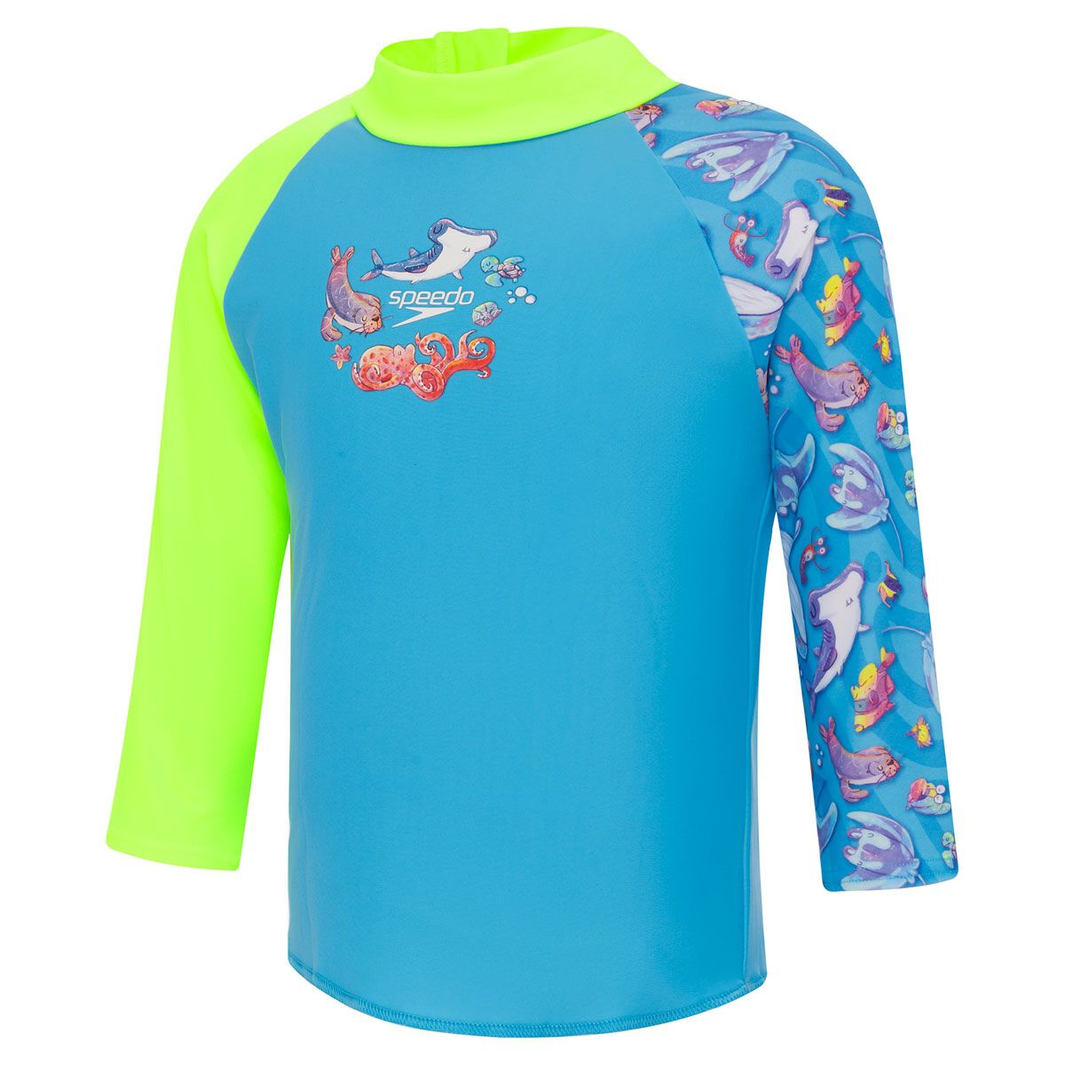 Speedo Toddler Boys Digital Long Sleeve Rash Top