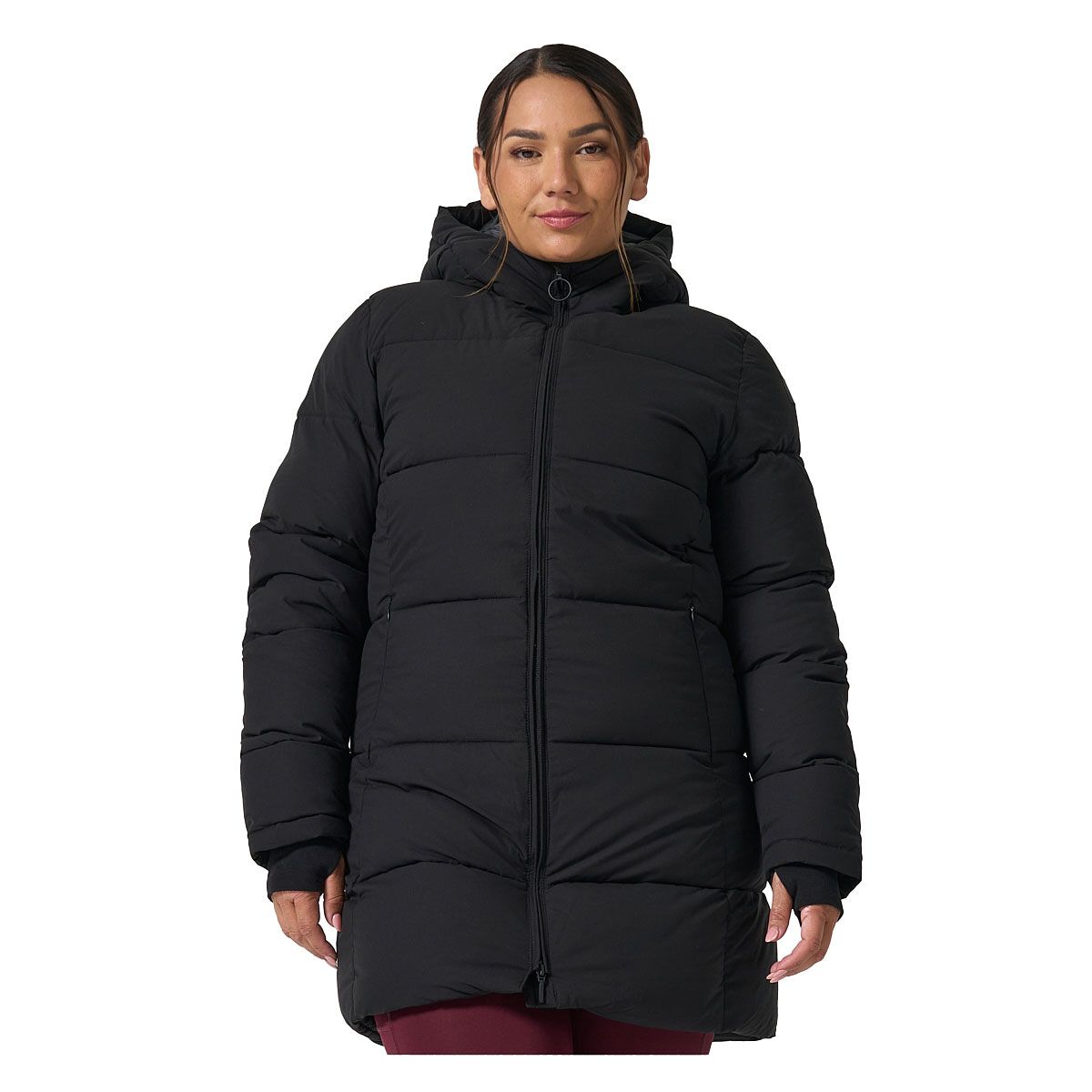 Ell/Voo Womens Leila Long Puffer Jacket