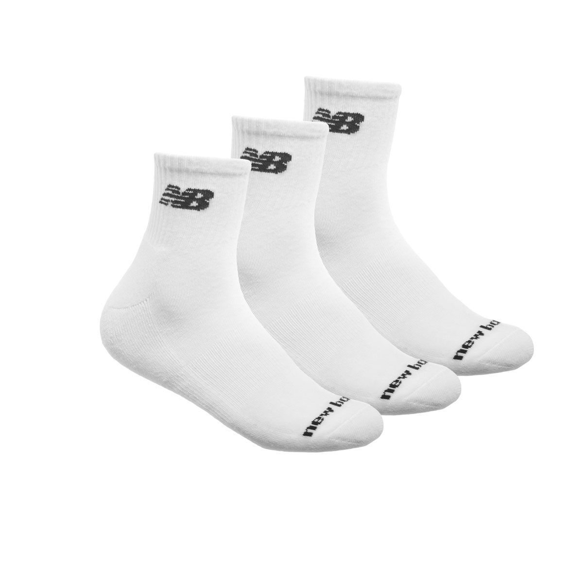 New Balance Quarter Crew Socks 3pk