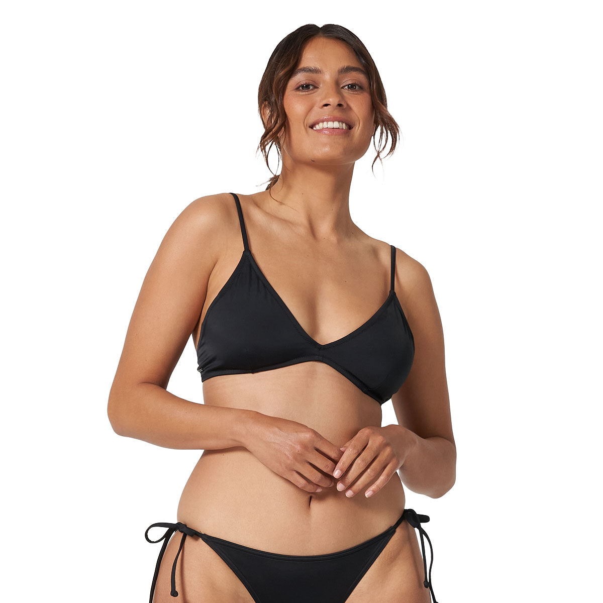 Tahwalhi Womens Gingham Triangle Top