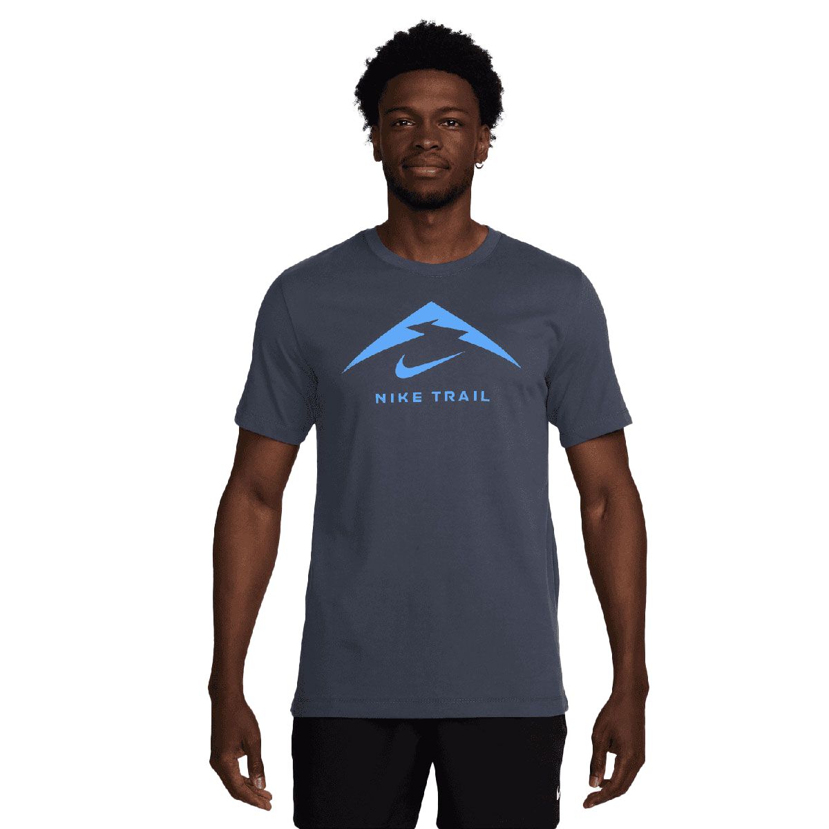 Nike Mens Trail Dri-FIT Logo Running Tee