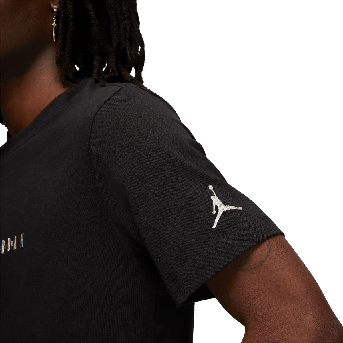 Jordan Air Mens Jumpman Embroidered Tee
