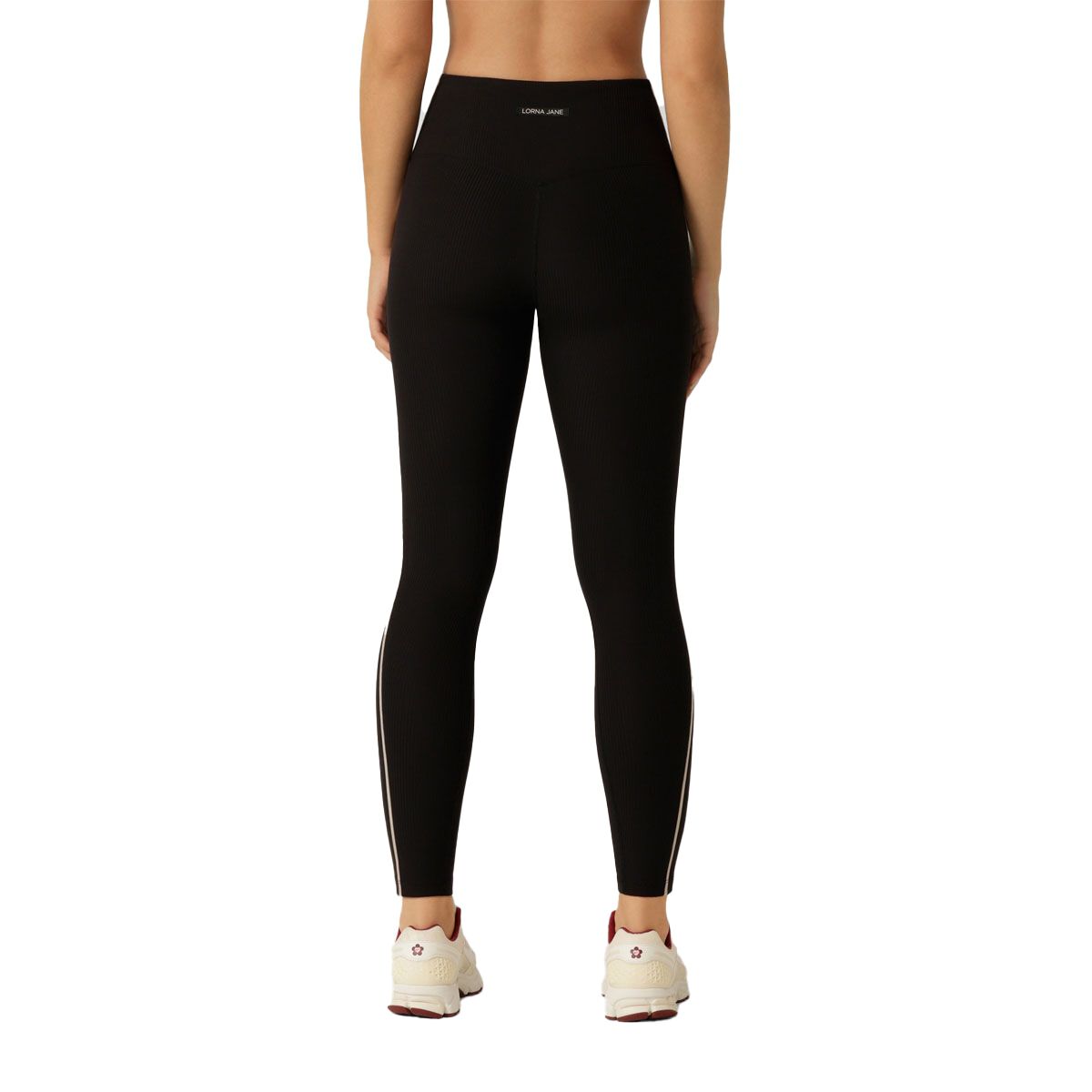 Lorna Jane Womens Second Nature Luxe Rib Ankle Biter Leggings