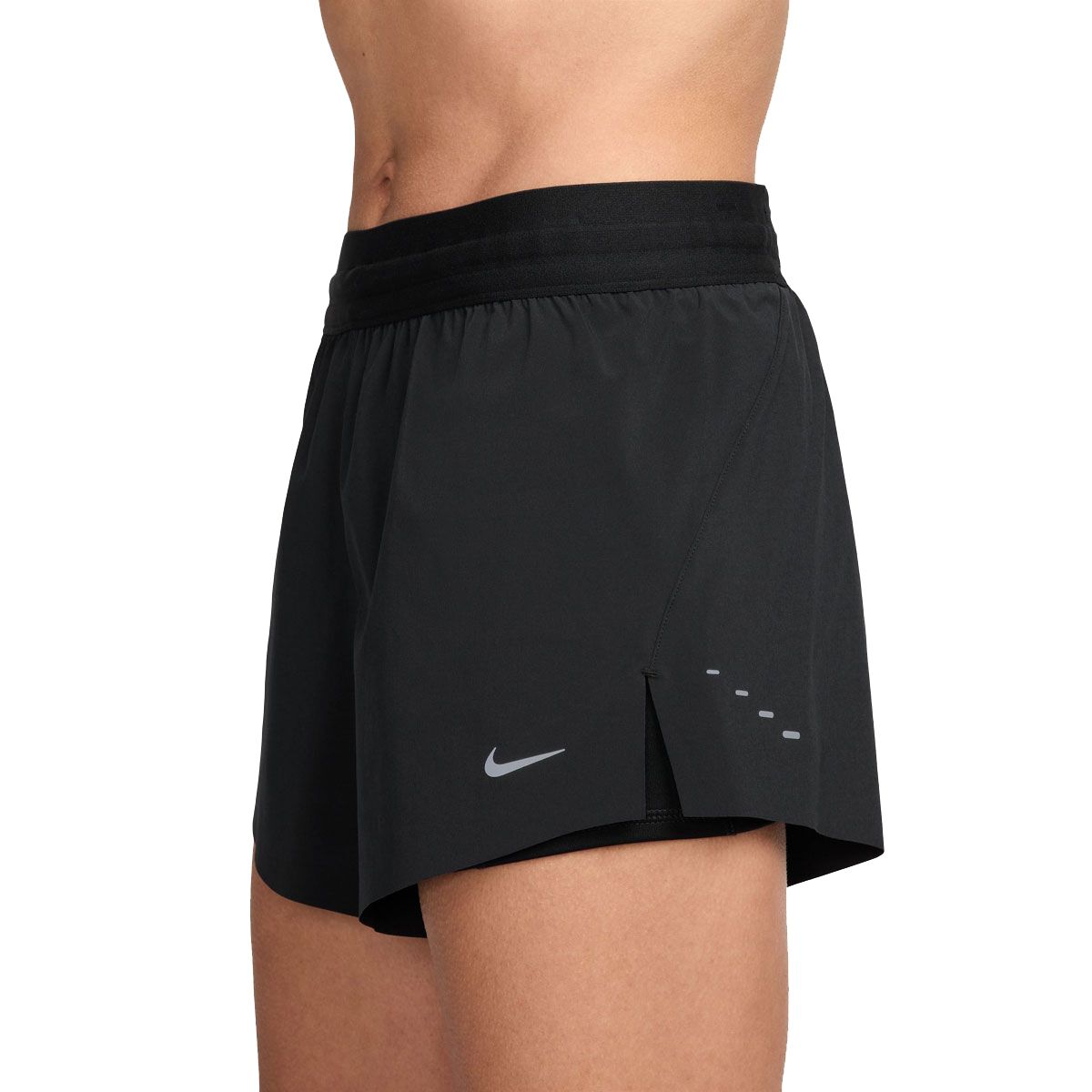 Nike Womens Swift Dri-FIT Mid Rise 2 in 1 Running Shorts